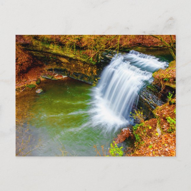 Millikin Falls, Columbus, Ohio Postkarte (Vorderseite)