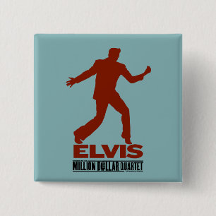 Million Dollar-Quartett Elvis Button