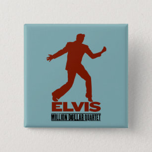 Million Dollar-Quartett Elvis Button