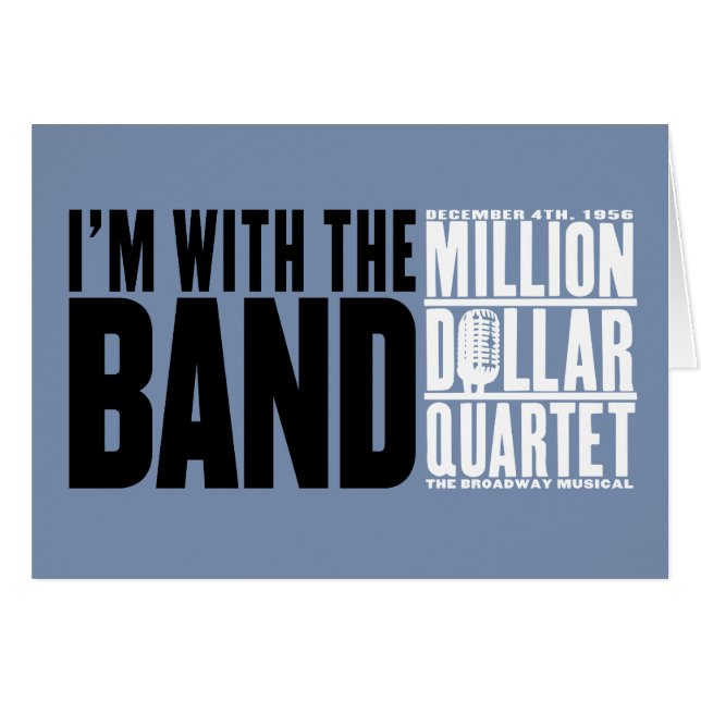 Million Dollar-Quartett "ich bin mit dem Band " (Vorderseite (Horizontal))