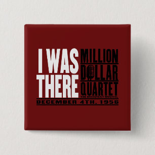 Million Dollar-Quartett "ich war dort " Button