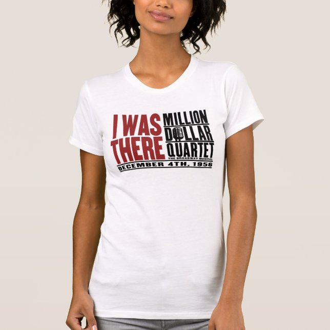 Million Dollar-Quartett "ich war dort " T-Shirt (Vorderseite)