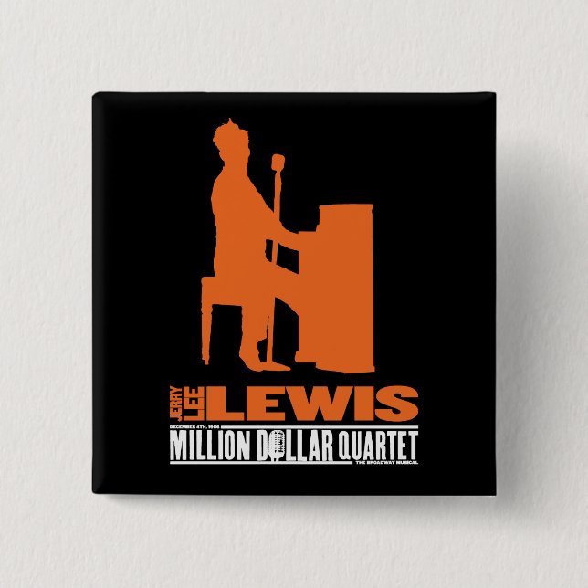 Million Dollar-Quartett Lewis Button (Vorderseite)