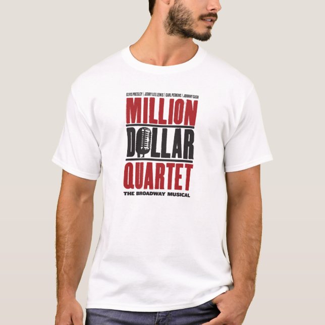 Million Dollar-Quartett-Logo T-Shirt (Vorderseite)