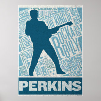 Million Dollar Quartett Perkins Typ Poster