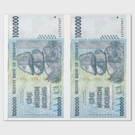 Million Dollar Wrapping Paper Geschenkpapier