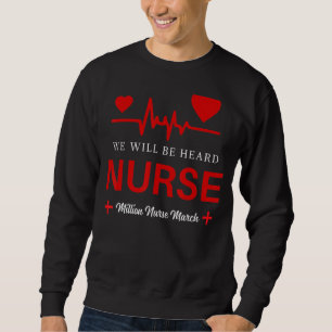 Million Krankenwagen März 2022 Wir werden hören Kr Sweatshirt