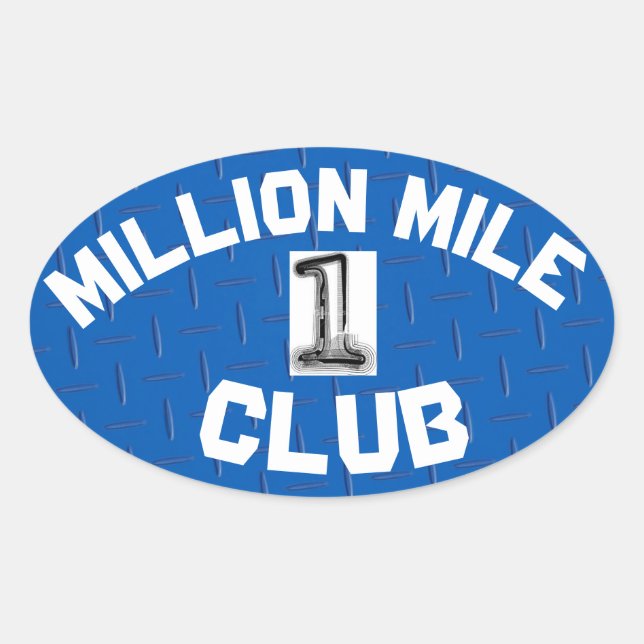 MILLION MILE CLUB STICKER (Devant)
