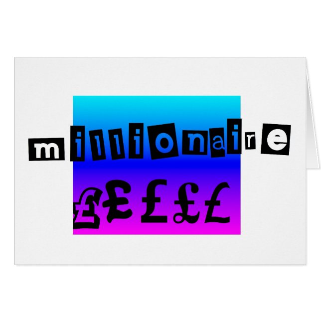Millionaire-Blues (Vorderseite (Horizontal))