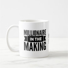 Millionaire in der machenkaffee-Tasse