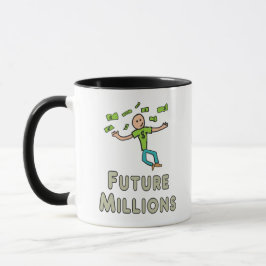 Millionär (in Millionen) Tasse