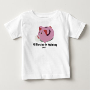 "Millionär in Trainingshosen" Baby T-shirt