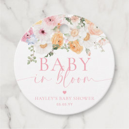 Millionenblütenbaby in Bloom Baby Shower Geschenkanhänger