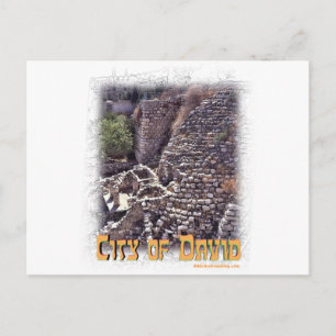 Millo in der Stadt David, Jerusalem Postkarte