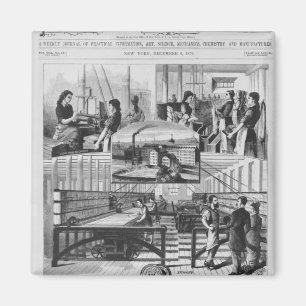 Mills der Firma Willimantic Leinen Magnet