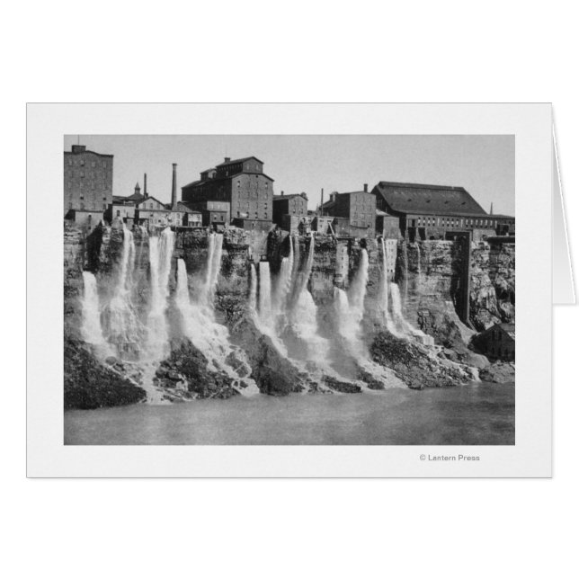 Mills sur le côté américain de Niagara Falls (Devant horizontal)