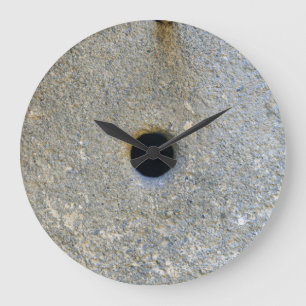 millstone mill stone flour wheat cereal bread grin große wanduhr