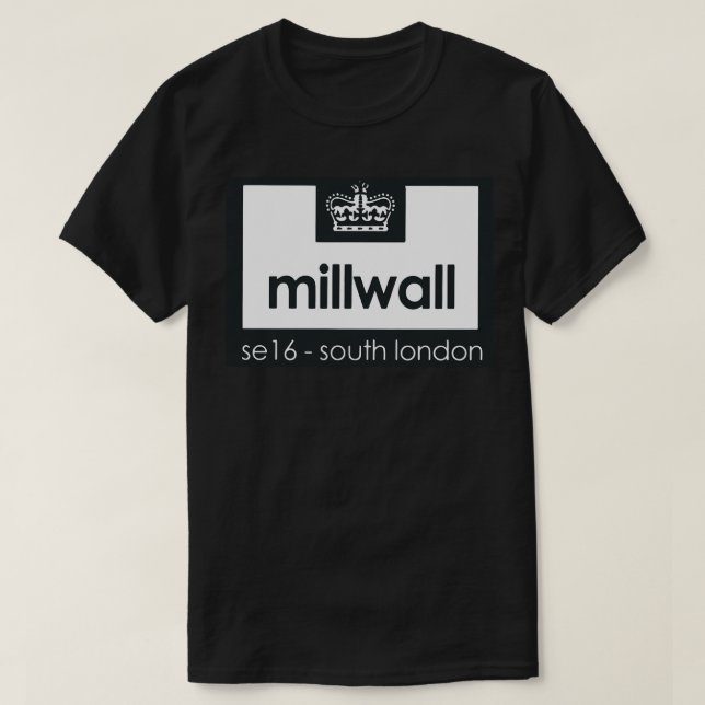 Millwall SE 16 Klassischer T - Shirt (Design vorne)