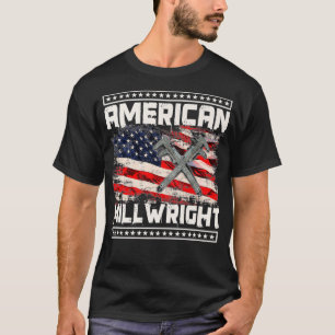 Millwright Bild auf der Rückseite der Kleidung Pre T-Shirt