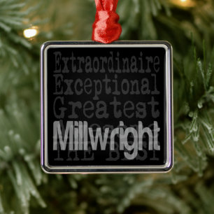 Millwright Extraordinaire Metal Ornament Aus Metall