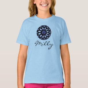 Milly lächelndes Blumen-Shirt T-Shirt