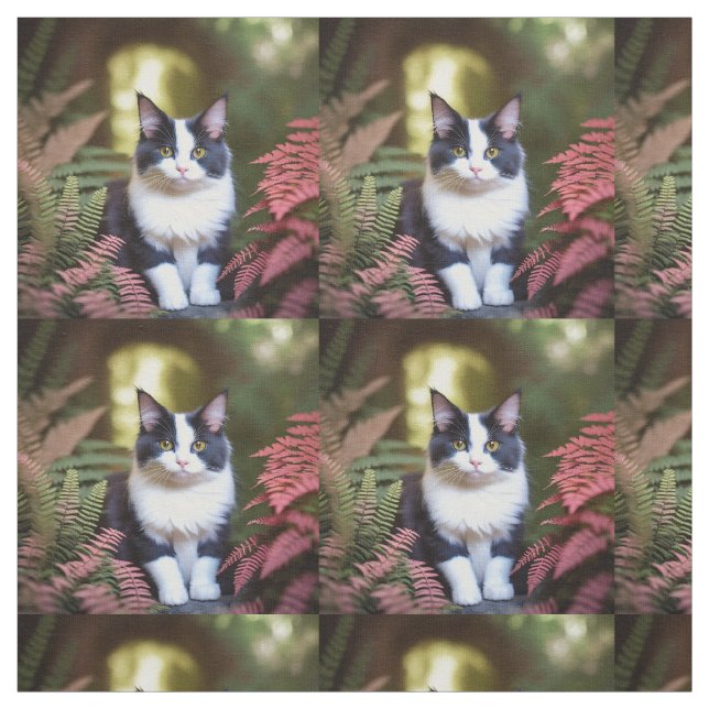 Milly The Ragdoll Cat, Fabric Stoff (Muster)