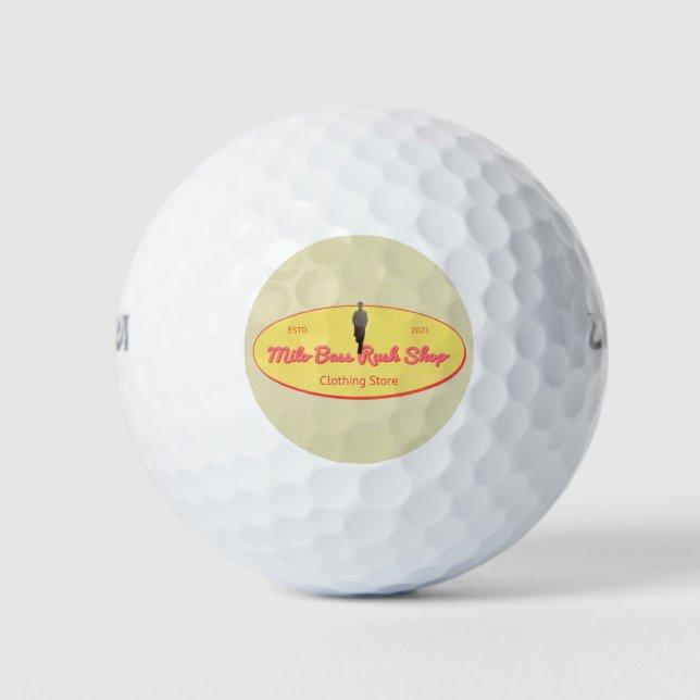 Milo Bass Rush Shop golf ball (Vorderseite)