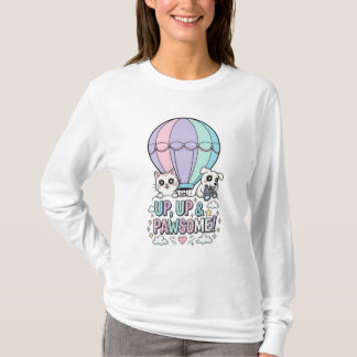 Milo & Bo Hot Air Ballon Long Sleeve T - Shirt