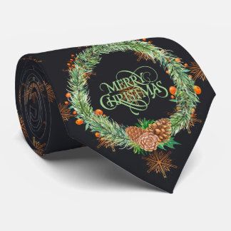 Milo Christmas Collection Grüner Kraut mit dunklem Krawatte