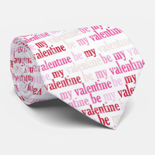 Milo Dale be My Valentine Men's Valentine Necktie Krawatte