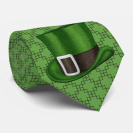 Milo Dale St Patrick's Black on Green Men's Krawat Krawatte