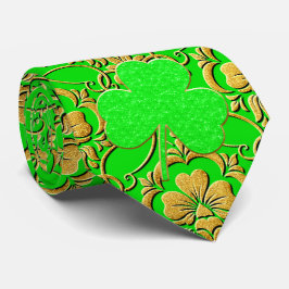 Milo Dale St Patricks Kleeblatt Green Men's Krawat Krawatte