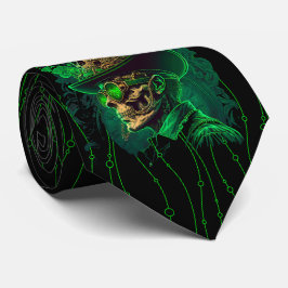 Milo Dale St Patrick's Skeleton Green Men's Krawat Krawatte