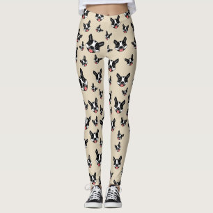 Milo das Boston Terrier Leggings