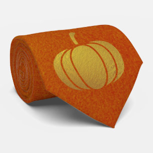 Milo Gold Pumpkin Erntedank Orange Krawatte