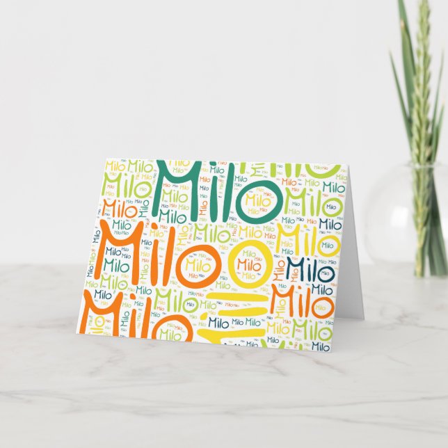 Milo Karte (Vorderseite)