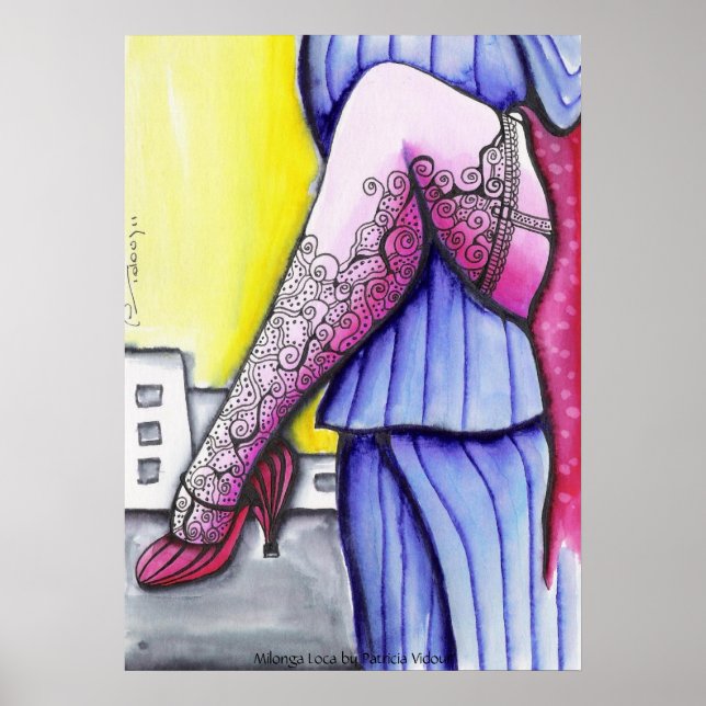Milonga Loca Poster (Vorne)