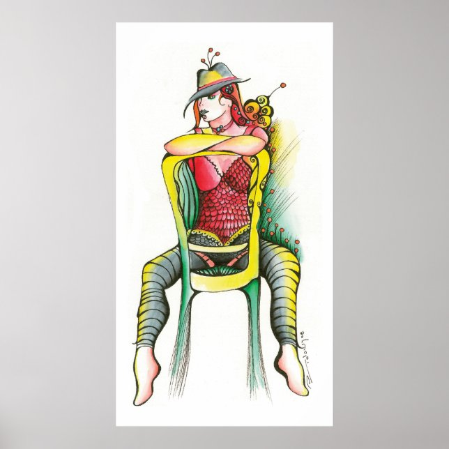 Milonguerita Tango Poster (Vorne)