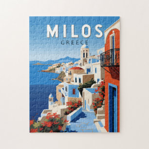 Milos Griechenland Reise Kunst Vintage