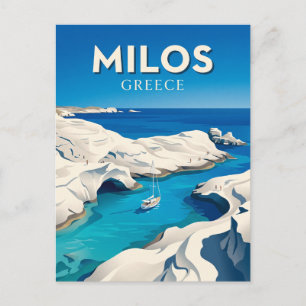 Milos Sarakiniko Griechenland Postkarte