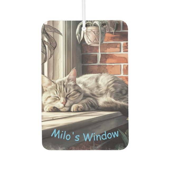 Milo's Window: Der perfekte Ort zum Träumen Autolufterfrischer (Vorderseite)