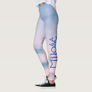 Miłość polnisch für Liebe Yoga Pants, Leggings