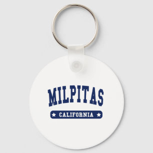 Milpitas California Uni Style T-Shirts Schlüsselanhänger
