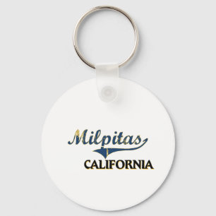 Milpitas Kalifornien Stadt-Klassiker Schlüsselanhänger