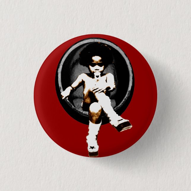 Miltant Kleinkind: Soul-Ei Button (Vorderseite)