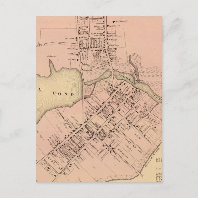 Milton Delaware Postkarte (Vorderseite)