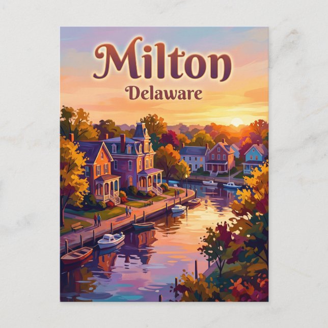 Milton USA Postkarte (Vorderseite)