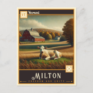 Milton, Vermont   Vintage Postkarte
