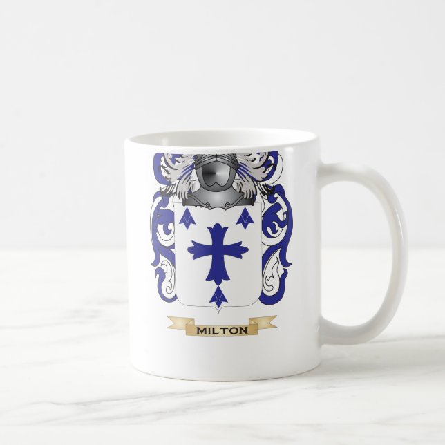 Milton-Wappen (Familienwappen) Kaffeetasse (Rechts)