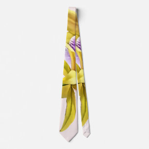 Miltonia-Orchideen Sonnenuntergang Gelbe Leidensch Krawatte